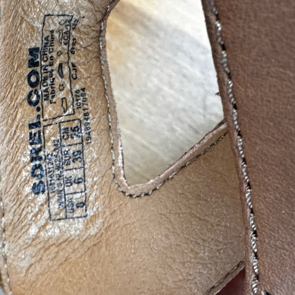 Sorel NWOB The Cameron Flatform Lace Gladiator Sandals SZ‎ 9 - Picture 9 of 9